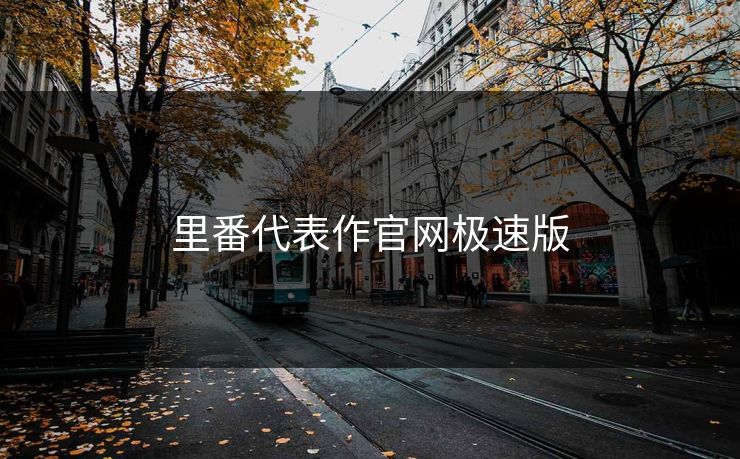 里番代表作官网极速版